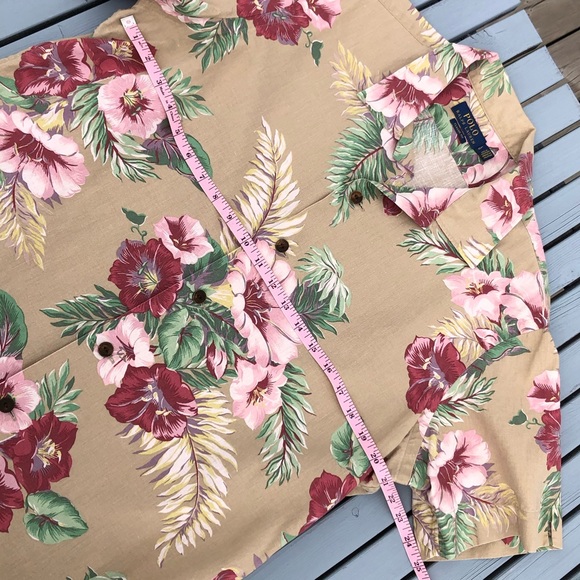 PRL - FLORAL CAMP SHIRT - Picture 6 of 7